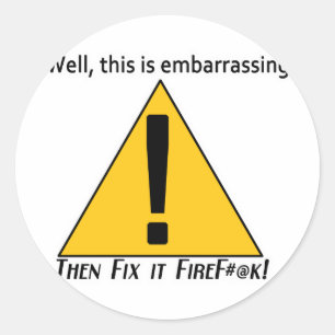 Sticker Rond C'est embêtant 2