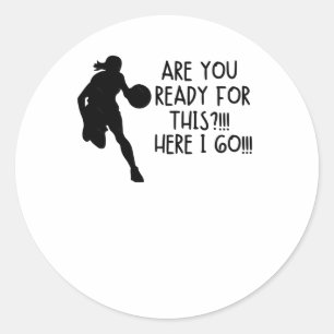 Sticker Rond C'est Go-time ! ! ! Convient Relaxé
