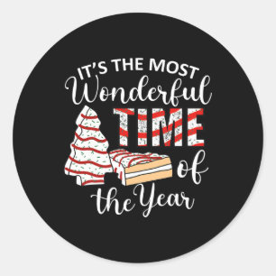 Sticker Rond C'est la période la plus merveilleuse de l'année d