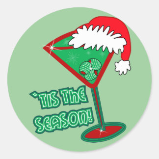 Sticker Rond `C'est la saison