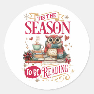 Sticker Rond C'est la saison de lire 