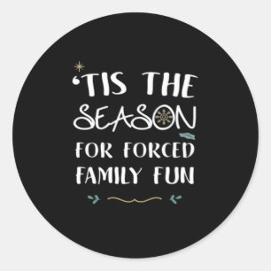 Sticker Rond C'est la saison du style minimal essentiel forcé