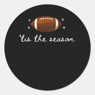 Sticker Rond C'Est La Saison Football - Retro Football Jour
