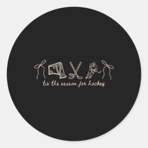 Sticker Rond C'est la saison pour les amateurs de sports de jou