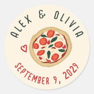 Sticker Rond C'est l'Amore Nourriture Italienne MARIAGE SUR MES