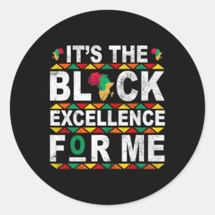 Sticker Rond C'est l'histoire des Noirs pour moi Mois de l'hist
