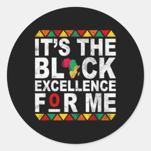 Sticker Rond C'est l'histoire des Noirs pour moi Mois de l'hist