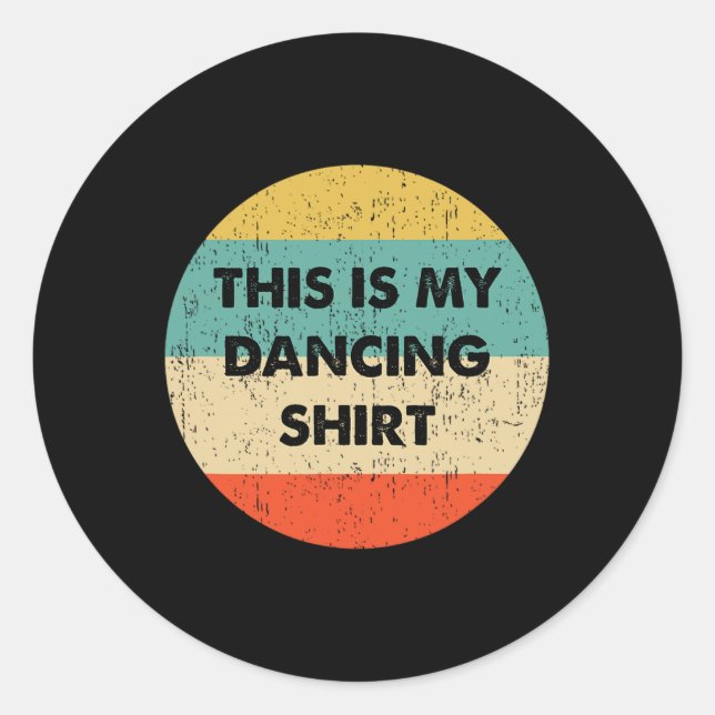 Sticker Rond C'Est Ma Danse (Devant)
