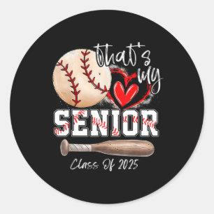 Sticker Rond C'est mon Cl senior de 2025 Graduation Me