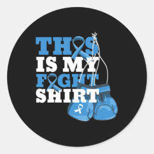 Sticker Rond C'Est Mon Combat Type 1 Diabète Soutien Fort
