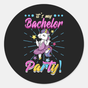 Sticker Rond C'est mon enterrement de vie de garçon