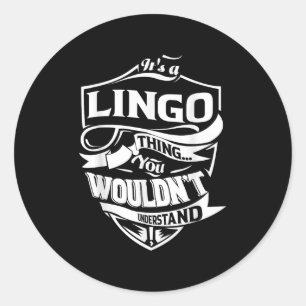 Sticker Rond C'Est Un Don De Chose Lingo