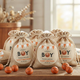 Sticker Rond C'est un garçon ! Baby shower de base-ball à thème