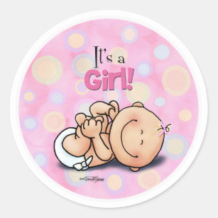 Autocollants Stickers Naissance Fille Zazzle Fr