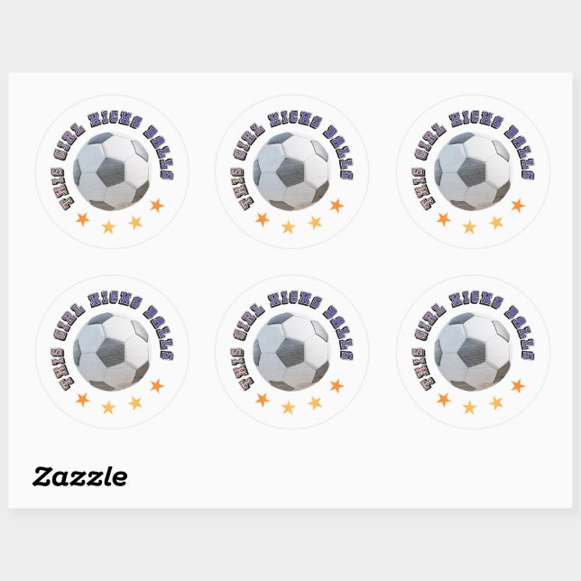 Sticker Rond Cette Fille Tire Des Boules (Feuille)