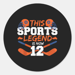 Sticker Rond Cette légende sportive a désormais 12 ans
