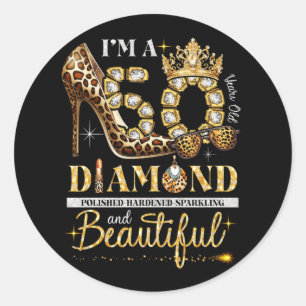 Sticker Rond Cette reine fait 50 ans a l'air fabuleux 50t