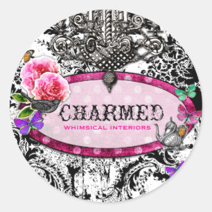 Sticker Rond CG Vintage blanc blanc blanc blanc blanc blanc bla