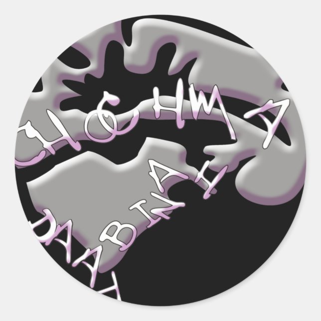 Sticker Rond Chabad (Devant)