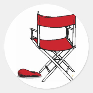 Sticker Rond Chair et casquette du directeur