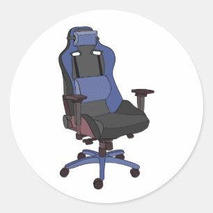 Sticker Rond Chaise de jeu