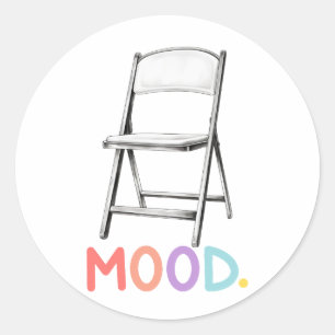 Sticker Rond Chaise pliante Humeur Montgomery Alabama Brawl