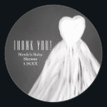 Sticker Rond Chalkboard Mariage robe Fête des mariées Favoriser<br><div class="desc">Chalkboard Mariage Robe Fête des mariées Favoriser Stickers. Éléments correspondants disponibles.</div>