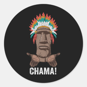 Sticker Rond Chama Paotan Mixed martial art Fan Jjb Boxe Muay T