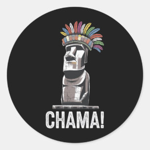 Sticker Rond Chama Paotan Mixed martial art Fan Jjb Boxe Muay T