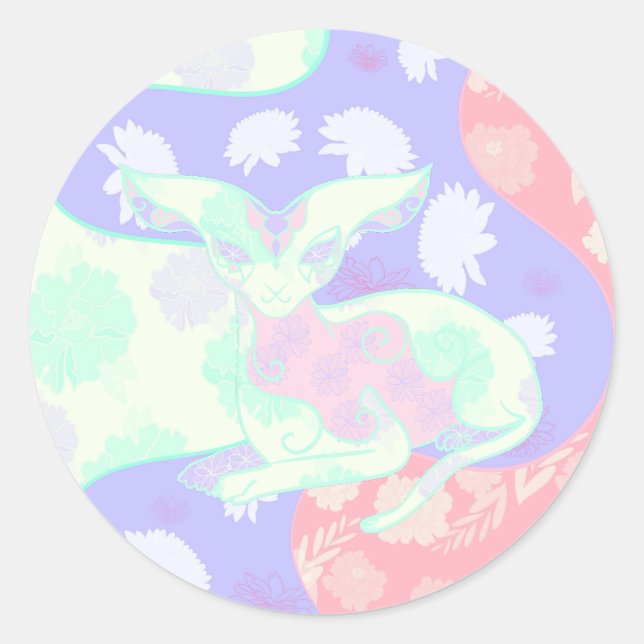 Sticker Rond Chamalion (Devant)