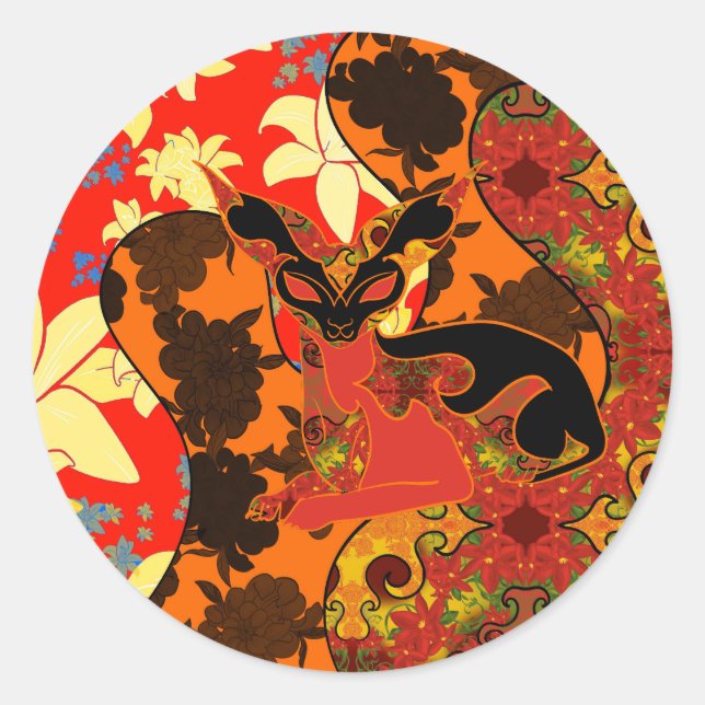 Sticker Rond Chamalion (Devant)