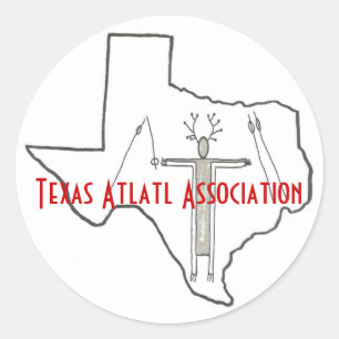 Sticker Rond Chaman d'autocollants d'association du Texas
