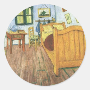Sticker Rond Chambre de Van Gogh à Arles