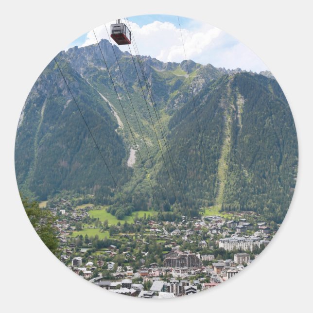 Sticker Rond Chamonix (Devant)