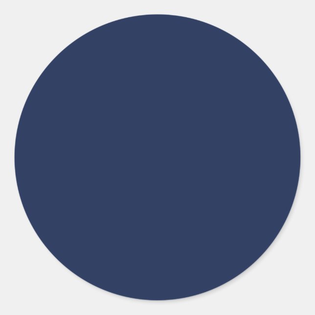 Sticker Rond Champ de bleu (Devant)