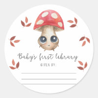 Champignons mignons - bibliothèque, livres pour bé