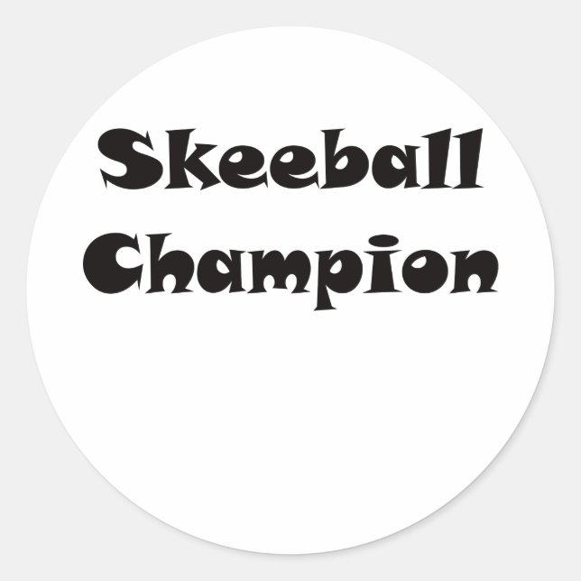 Sticker Rond Champion de football (Devant)