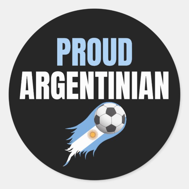 Sticker Rond Champions de la Coupe du Monde d'Argentine 2022 Fi (Devant)