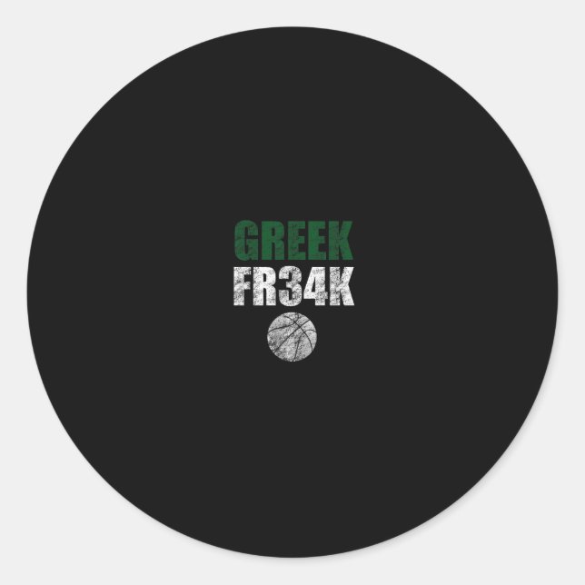 Sticker Rond Champions de sketch grecs de Milwaukee Wisconsin (Devant)