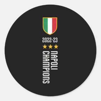 Sticker Rond Champions Napoli 2022-2023