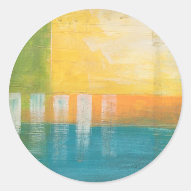 Sticker Rond Champs Citrus I (Devant)