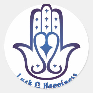Sticker Rond Chance et bonheur