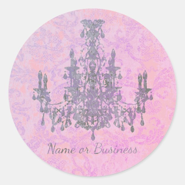 Sticker Rond Chandelier de coco - CHANGER DE COULEUR / FORME /  (Devant)