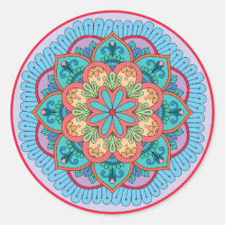 Sticker Rond Chandelle de cire de soja Favoriser