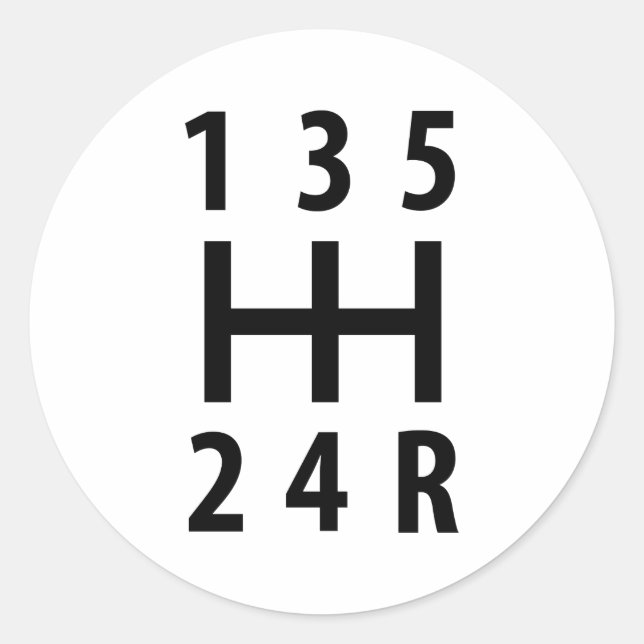 Sticker Rond changement d'équipement automobile de voiture 5 (Devant)