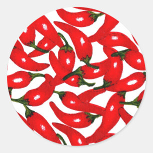 Sticker Rond Changer la couleur chili