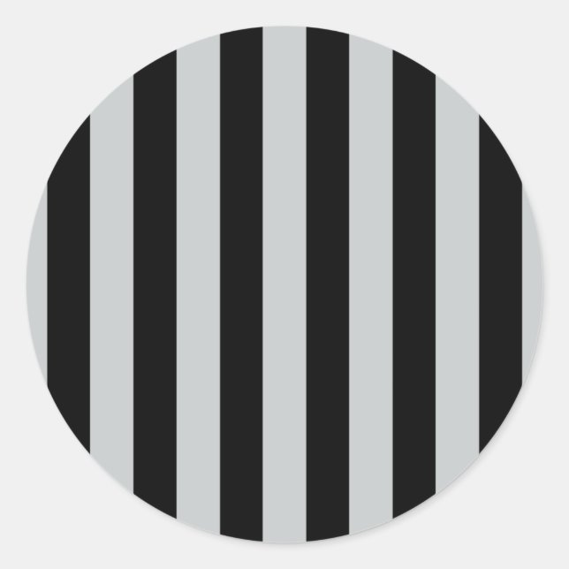 Sticker Rond Changer les bandes grises en n'importe quelle Pers (Devant)