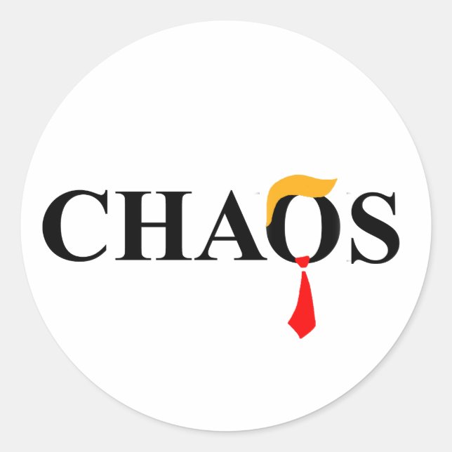 Sticker Rond Chaos (Devant)