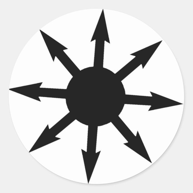 Sticker Rond Chaosphère (Devant)