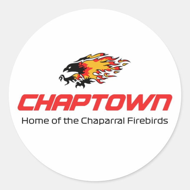 Sticker Rond Chaparral Firebirds - Une nouvelle ère (Devant)